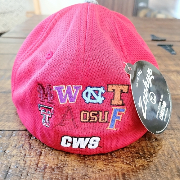 NEW COLLEGE WORLD SERIES Omaha Ball Cap Hat Embroidered With Teams Size M/L NCAA - Picture 2 of 13